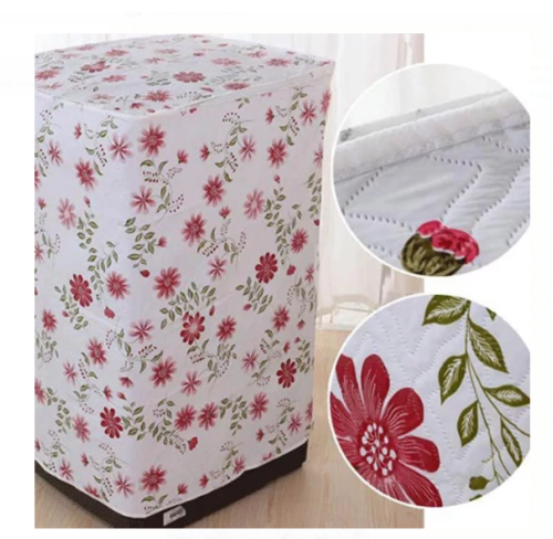 Printed Washing Machine Dust Cover (Random Design)
